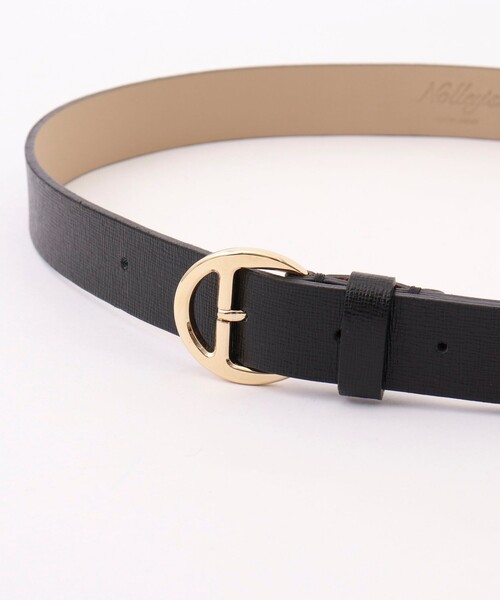 NOLLEY’S(ノーリーズ)の「ラウンドラインバックルベルト made in Italy(ベルト・レディース・ブラック/レッド・FREE)」の11枚目の写真