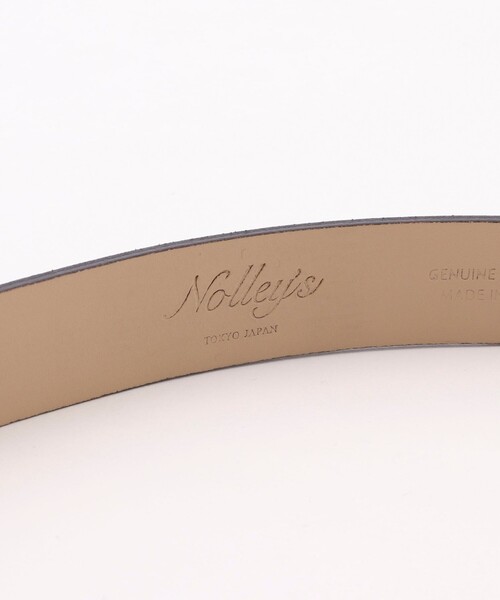 NOLLEY’S(ノーリーズ)の「ラウンドラインバックルベルト made in Italy(ベルト・レディース・ブラック/レッド・FREE)」の12枚目の写真