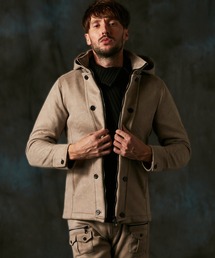 HIDEAWAYS NICOLE | マイクロ起毛ポンチムラプリントナポレオンブルゾン(ブルゾン)