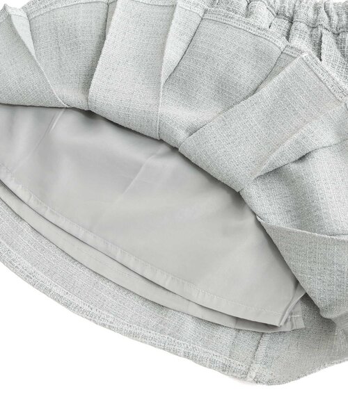 algy（アルジー）の「ガーリーツイードセットアップ（セットアップ・キッズ・グレー/アイボリー・MEDIUM/SMALL/XX-SMALL/X-SMALL）」の11枚目の写真