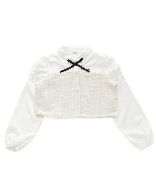 algy（アルジー）の「ガーリーツイードセットアップ（セットアップ・キッズ・グレー/アイボリー・MEDIUM/SMALL/XX-SMALL/X-SMALL）」の13枚目の写真