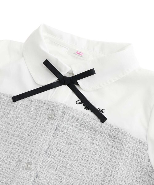 algy（アルジー）の「ガーリーツイードセットアップ（セットアップ・キッズ・グレー/アイボリー・MEDIUM/SMALL/XX-SMALL/X-SMALL）」の16枚目の写真