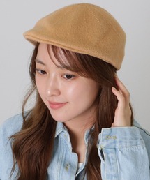 Lace Ladies(レースレディース)のメタリック クロス モチーフ付き ニット ベレー帽(ハンチング/ベレー帽)