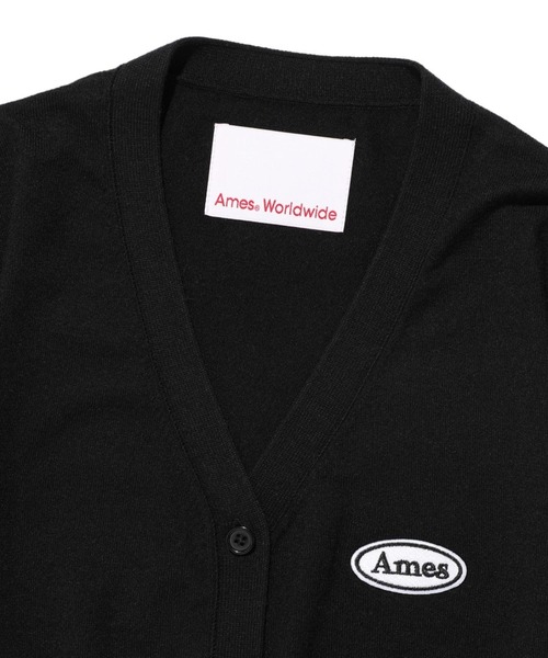 AMESWORLDWIDE（アメスワールドワイド）の「AMES WORLDWIDE／ロゴワッペンカーデ（カーディガン/ボレロ・レディース・レッド/クリーム/ブラック・FREE）」の9枚目の写真