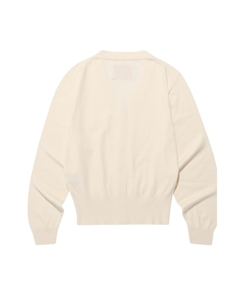 AMESWORLDWIDE（アメスワールドワイド）の「AMES WORLDWIDE／ロゴワッペンカーデ（カーディガン/ボレロ・レディース・レッド/クリーム/ブラック・FREE）」の12枚目の写真