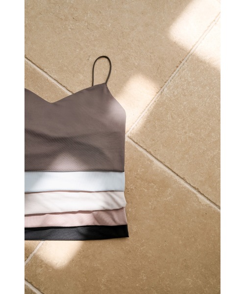 ROSIER by Her lip to(ロジアバイハーリップトゥ)の「ROSIER Bra Camisole(インナーウェア/肌着・レディース・アイボリー/ピンクベージュ/ライトブルー/モカ/ブラック・M/S/L)」の8枚目の写真