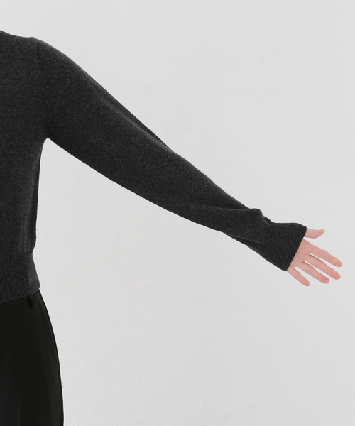 EDIT. FOR LULU カシミヤポロトップ セール】カシミヤポロトップ（ニット/セーター）｜EDIT. FOR LULU