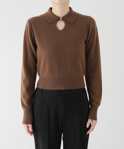 セール】カシミヤポロトップ（ニット/セーター）｜EDIT. FOR LULU