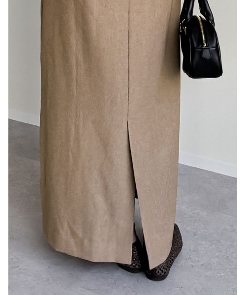 [低身長サイズ有]起毛ツイル切り替えデザインキャミワンピース（ワンピース）｜Re:EDIT（リエディ）