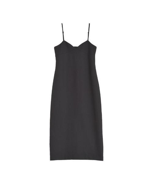 [低身長サイズ有]起毛ツイル切り替えデザインキャミワンピース（ワンピース）｜Re:EDIT（リエディ）