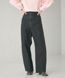 EMMEL REFINES エメルリファインズ ブラック ハイウエスト パンツ EMMEL REFINES（エメルリファインズ）の「＜EMMEL REFINES＞EM
