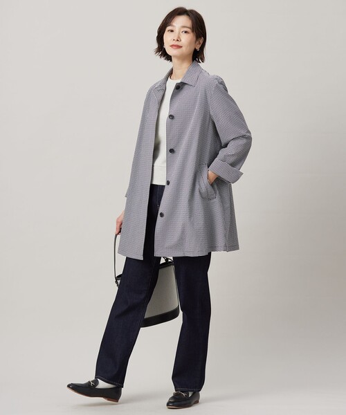 J.PRESS Ladies（J.プレス レディス）の「【WEB限定カラーあり】ラメ裏毛 カットソー（Tシャツ/カットソー・レディース・アイボリー系/ベージュ系・SMALL）」の12枚目の写真