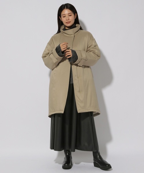 Elura(エルーラ)の「蓄熱中綿軽量コート/200954(ダウンジャケット/コート・レディース・ブラウン系その他/ブラック・LARGE/MEDIUM)」の17枚目の写真