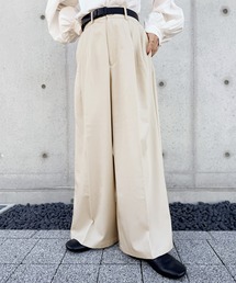 select MOCA by son（セレクトモカバイソン）の「センタープレスタックワイドスラックス【セットアップ対応可】（スラックス）」