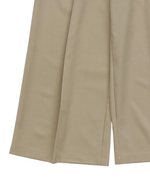 mocaページ セール】センタープレスタックワイドスラックス（スラックス