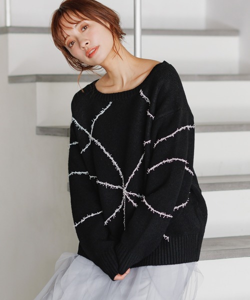 リボンニット T063 ラウンドリボンニット | ファッション通販サイト NUGU