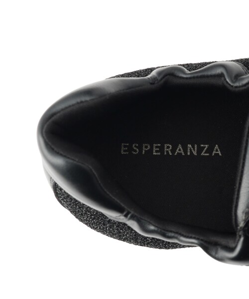 ESPERANZA(エスペランサ)の「サテンリボン2WAYスニーカー(スニーカー・レディース・その他1/ピンク系/ブラック・LL/L/M/S)」の13枚目の写真