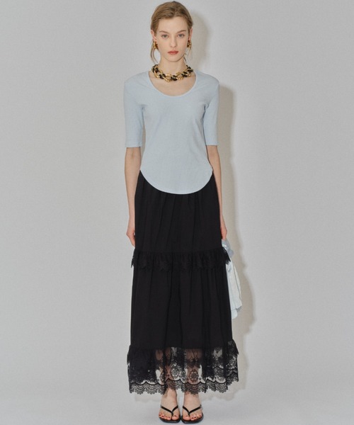 ［yae］Lace tiered skirt / レースティアードスカート Lace tiered skirt / レースティアードスカート（スカート
