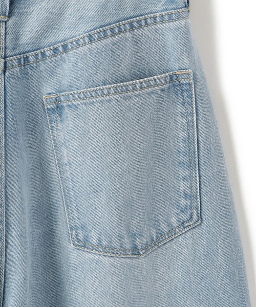 VIS(ビス)の「【洗える】ハイウエストルーズワイドデニム(デニムパンツ・レディース・サックスブルー/ブルー・M/S)」の17枚目の写真