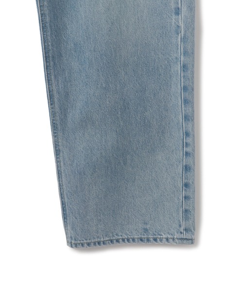 VIS(ビス)の「【洗える】ハイウエストルーズワイドデニム(デニムパンツ・レディース・サックスブルー/ブルー・M/S)」の18枚目の写真