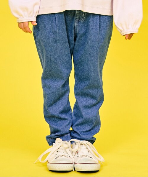 Seraph（セラフ）の「【ジュニア対応】まいにちカットパンツ（その他パンツ・キッズ・ベージュ/チェック/ネイビー/ライトグレー/ブルー/ベビーピンク/エメラルド・80/90/100/110/120/130/140）」の6枚目の写真