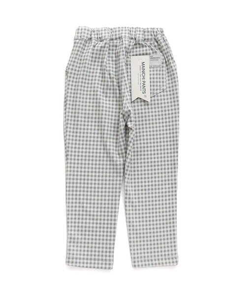 Seraph（セラフ）の「【ジュニア対応】まいにちカットパンツ（その他パンツ・キッズ・ベージュ/チェック/ネイビー/ライトグレー/ブルー/ベビーピンク/エメラルド・80/90/100/110/120/130/140）」の18枚目の写真