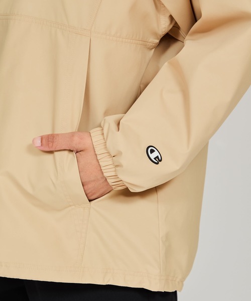 Champion（チャンピオン）の「【Champion/チャンピオン】レディース スポーツ ジップフーデッドジャケット（その他アウター・レディース・ベージュ系その他3/ブラック・MEDIUM/LARGE）」の10枚目の写真