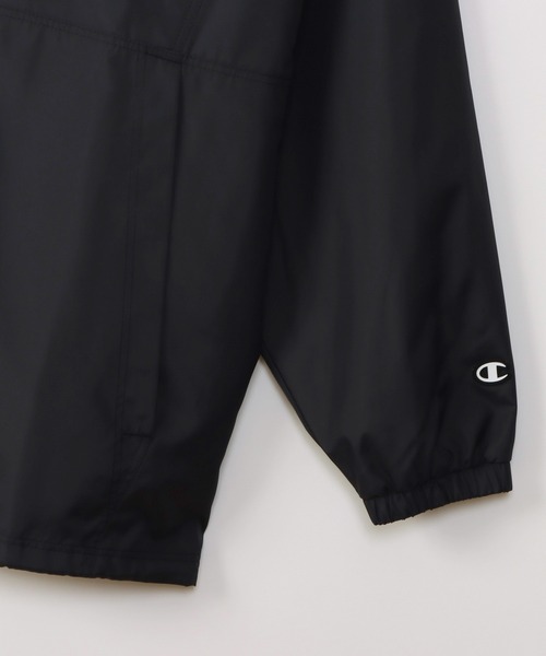 Champion（チャンピオン）の「【Champion/チャンピオン】レディース スポーツ ジップフーデッドジャケット（その他アウター・レディース・ベージュ系その他3/ブラック・MEDIUM/LARGE）」の8枚目の写真