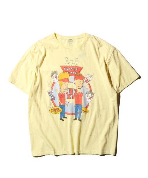 THRIFTY LOOK(スリフティールック)の「THRIFTY LOOK スリフティルック / THRIFTY"BABH"TEE MTV(Tシャツ/カットソー・メンズ・ブラック系その他/ブラック/ブラック系その他2/ホワイト/イエロー・X-LARGE/LARGE/MEDIUM)」の1枚目の写真