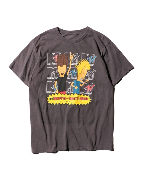 THRIFTY LOOK(スリフティールック)の「THRIFTY LOOK スリフティルック / THRIFTY"BABH"TEE MTV(Tシャツ/カットソー・メンズ・ブラック系その他/ブラック/ブラック系その他2/ホワイト/イエロー・X-LARGE/LARGE/MEDIUM)」の3枚目の写真
