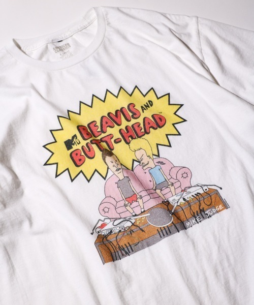 THRIFTY LOOK(スリフティールック)の「THRIFTY LOOK スリフティルック / THRIFTY"BABH"TEE MTV(Tシャツ/カットソー・メンズ・ブラック系その他/ブラック/ブラック系その他2/ホワイト/イエロー・X-LARGE/LARGE/MEDIUM)」の14枚目の写真