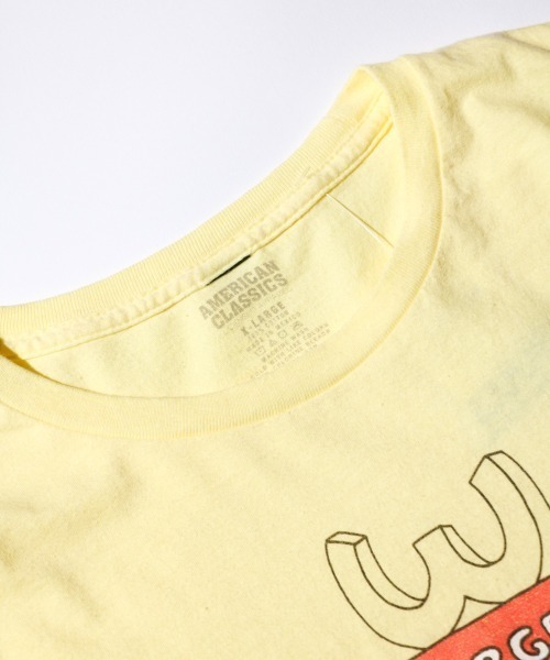 THRIFTY LOOK(スリフティールック)の「THRIFTY LOOK スリフティルック / THRIFTY"BABH"TEE MTV(Tシャツ/カットソー・メンズ・ブラック系その他/ブラック/ブラック系その他2/ホワイト/イエロー・X-LARGE/LARGE/MEDIUM)」の15枚目の写真