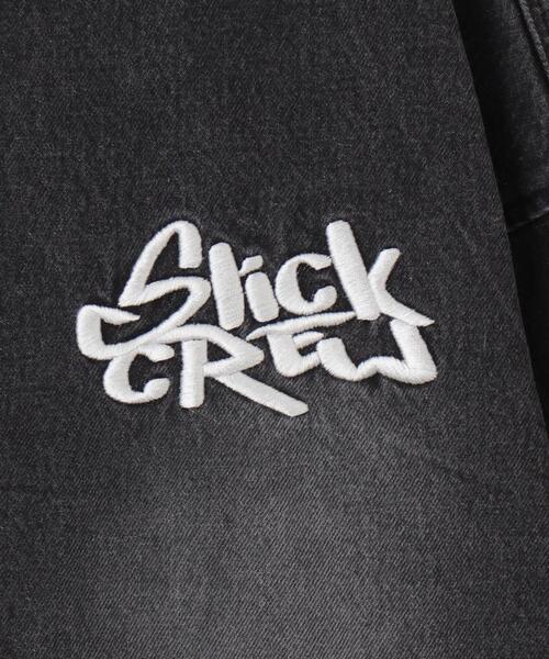 WEGO（ウィゴー）の「WEGO/ヴィンテージウォッシュBIGフードブルゾン（デニムジャケット・レディース・スカイブルー/ブラック・FREE）」の20枚目の写真