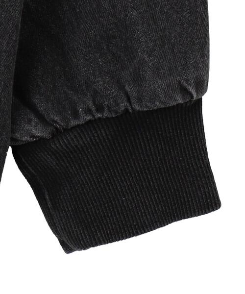 WEGO（ウィゴー）の「WEGO/ヴィンテージウォッシュBIGフードブルゾン（デニムジャケット・レディース・スカイブルー/ブラック・FREE）」の22枚目の写真