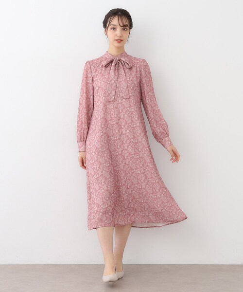 LAURA ASHLEY(ローラアシュレイ)の「【WEB限定/M-LL3サイズ】スワフィールド柄 ワンピース(ワンピース・レディース・ピンク系5/スモーキーグリーン系1・42/40/38)」の18枚目の写真