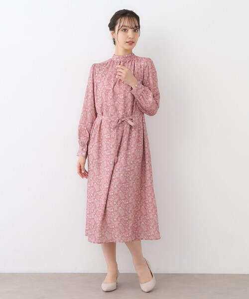 LAURA ASHLEY(ローラアシュレイ)の「【WEB限定/M-LL3サイズ】スワフィールド柄 ワンピース(ワンピース・レディース・ピンク系5/スモーキーグリーン系1・42/40/38)」の20枚目の写真