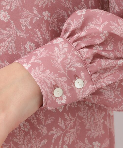 LAURA ASHLEY(ローラアシュレイ)の「【WEB限定/M-LL3サイズ】スワフィールド柄 ワンピース(ワンピース・レディース・ピンク系5/スモーキーグリーン系1・42/40/38)」の12枚目の写真