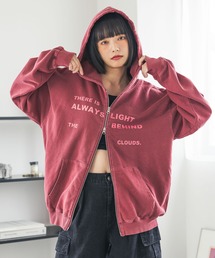 PBLIM | 《UNISEX》ピグメントジップパーカー(スウェット)
