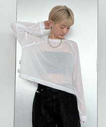 LUKU nari（ルクナーリ）の「シアーラグランLST（Tシャツ/カットソー）」