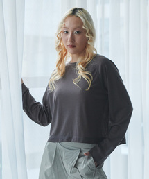 LUKU nari（ルクナーリ）の「シアーラグランLST（Tシャツ/カットソー）」
