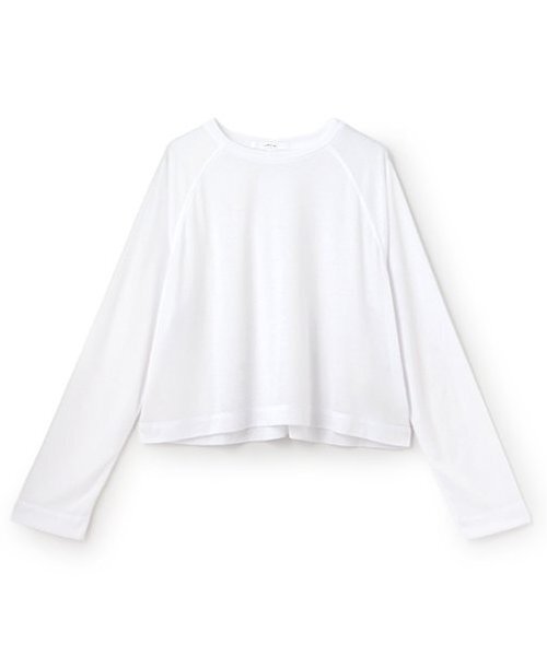 LUKU nari(ルクナーリ)の「シアーラグランLST(Tシャツ/カットソー・レディース・モカ/オフホワイト/ブラック・F)」の11枚目の写真