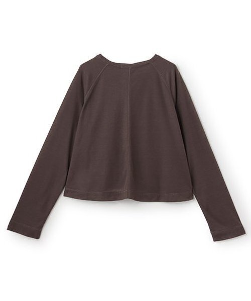 LUKU nari(ルクナーリ)の「シアーラグランLST(Tシャツ/カットソー・レディース・モカ/オフホワイト/ブラック・F)」の9枚目の写真