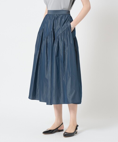 タフタ切替えティアード スカート（スカート）｜ANAYI（アナイ
