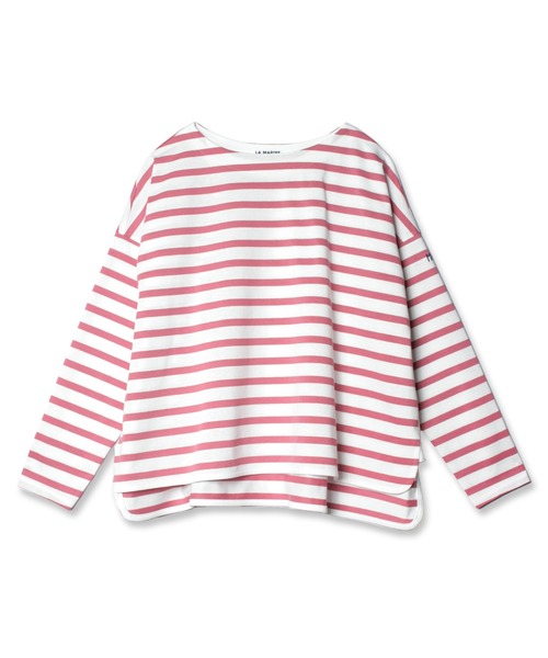 【LA MARINE FRANÇAISE】ワイドボーダーカットソー LA MARINE FRANCAISE（マリン フランセーズ）の「ボーダーワイド