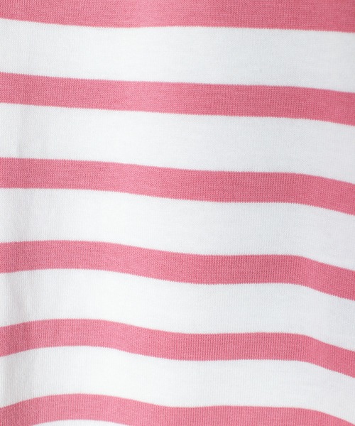 LA MARINE FRANCAISE(マリン フランセーズ)の「バスク天竺別注カラーワイドプルオーバー(Tシャツ/カットソー・レディース・ピンク/ブルー・FREE)」の4枚目の写真