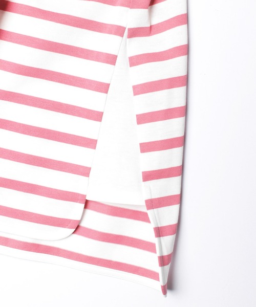 LA MARINE FRANCAISE(マリン フランセーズ)の「バスク天竺別注カラーワイドプルオーバー(Tシャツ/カットソー・レディース・ピンク/ブルー・FREE)」の8枚目の写真