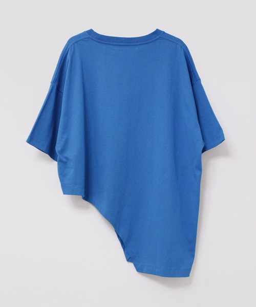 RNA（アールエヌエー）の「M2374 カッティングＢＩＧ　Ｔ（Tシャツ/カットソー・レディース・ホワイト/ブルー/イエロー・MEDIUM）」の10枚目の写真