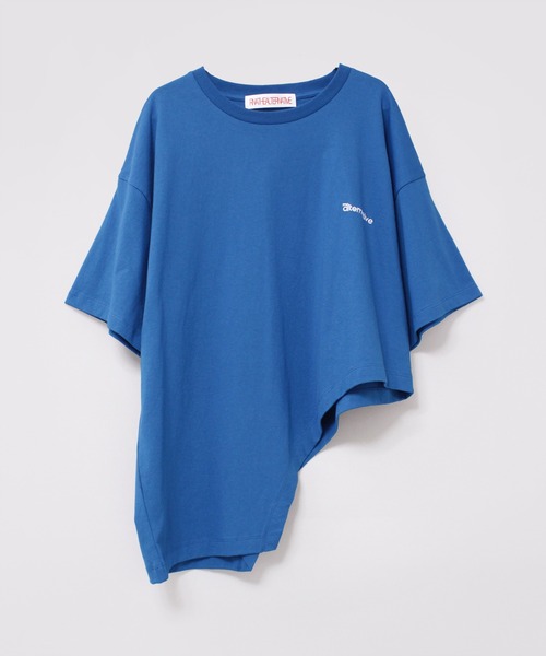 RNA（アールエヌエー）の「M2374 カッティングＢＩＧ　Ｔ（Tシャツ/カットソー・レディース・ホワイト/ブルー/イエロー・MEDIUM）」の9枚目の写真