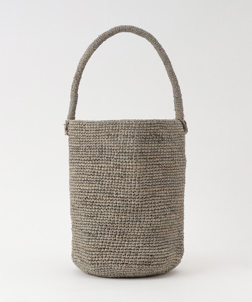 DRESSTERIOR（ドレステリア）の「MADE IN MADA（メイドインマダ）NAVIO バケツバッグ（ハンドバッグ・レディース・ブラウン系/ベビーピンク/グレー・00）」の2枚目の写真