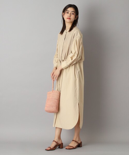 DRESSTERIOR（ドレステリア）の「MADE IN MADA（メイドインマダ）NAVIO バケツバッグ（ハンドバッグ・レディース・ブラウン系/ベビーピンク/グレー・00）」の9枚目の写真